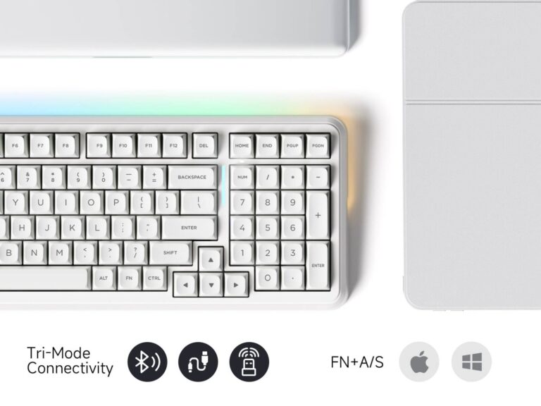 MCHOSE HW-K99V3-7 BLACK GOLD ICY CREAMSICLE SWITCH MECHANICAL KEYBOARD Image-3