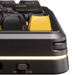 MCHOSE HW-K99V3-7 BLACK GOLD ICY CREAMSICLE SWITCH MECHANICAL KEYBOARD Image-2