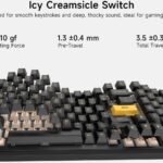 MCHOSE HW-K99V3-7 BLACK GOLD ICY CREAMSICLE SWITCH MECHANICAL KEYBOARD Image-5