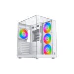 Xigmatek Aqua Compact Tempered Glass ATX Case - Arctic