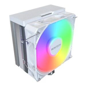 Montech NX400 ARGB CPU Air Cooler - White