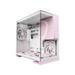 GEOMETRIC FUTURE M5 MID TOWER WHITE/PINK CASE GEO-M5F-WPK