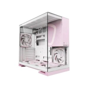 GEOMETRIC FUTURE M5 MID TOWER WHITE/PINK CASE GEO-M5F-WPK