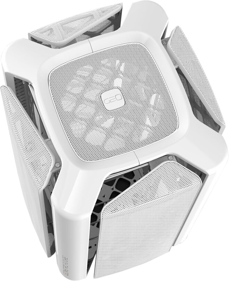 GEOMETRIC FUTURE M2 THE ARK CASE MESH WHITE GEO-M2-MW Image-1