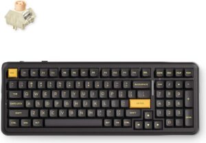 MCHOSE HW-K99V3-7 BLACK GOLD ICY CREAMSICLE SWITCH MECHANICAL KEYBOARD