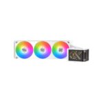 XIGMATEK Connect Ultra 360 ARGB AIO CPU Liquid Cooler - White - EN48388 - Image 1