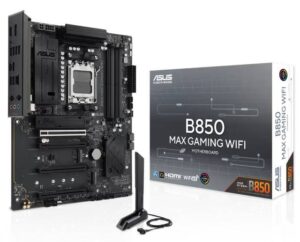 ASUS B850 MAX Gaming WiFi AMD Ryzen AM5 Motherboard