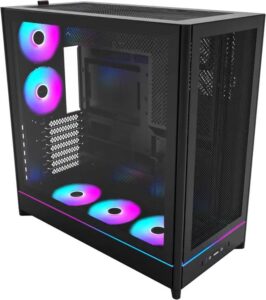 MONTECH HS01 PRO Black Mid-Tower Gaming Case