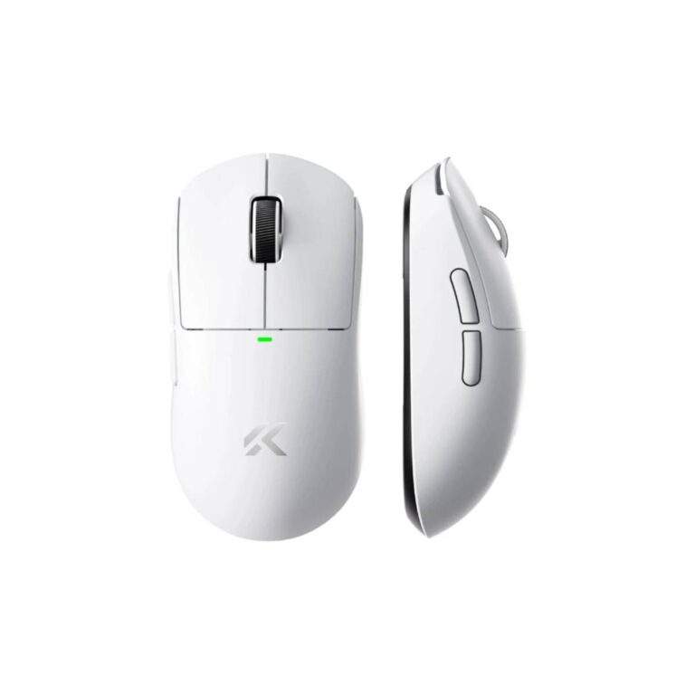 MCHOSE MC-A5V3-2 WHITE TTC GOLD WHEEL ENCODER WIRELESS MOUSE