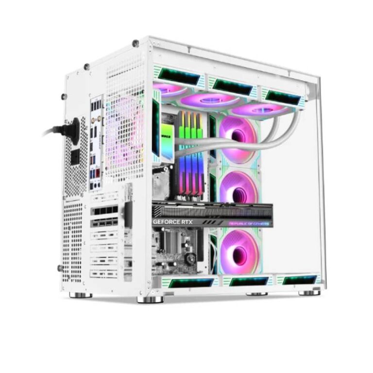 WCA0443 Crystal E-ATX White Image-2
