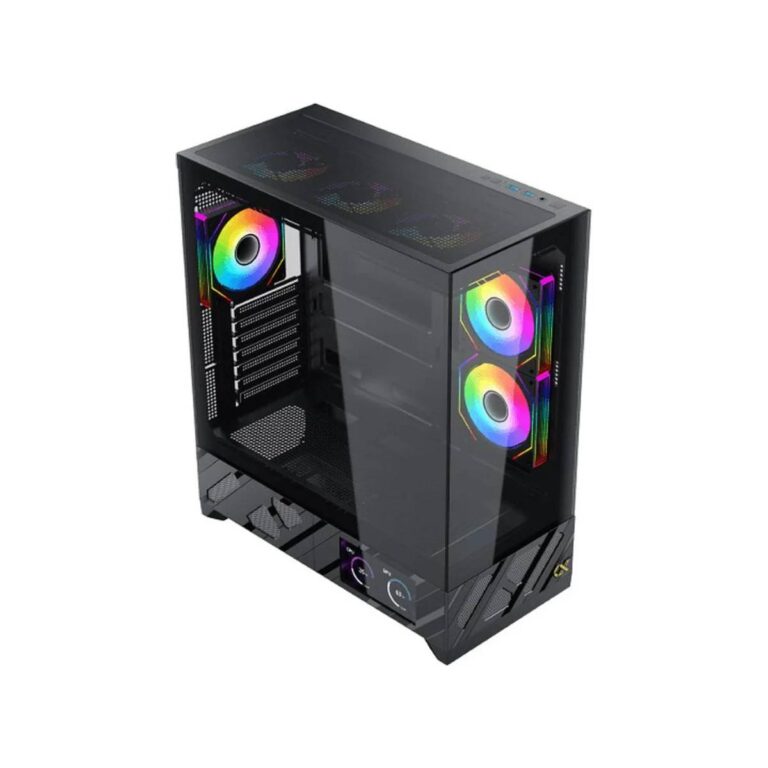 Xigmatek Alphard Pro PWM 6 Inch LCD Tower ARGB ATX Gaming Case image-1