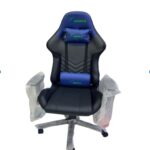 XANDER X-MAX Gaming Chair (Black & Blue, 2D Armrests, Butterfly Mechanism, Class 4 Gas Lift, Headrest & Lumbar Pillow) | XTX0764